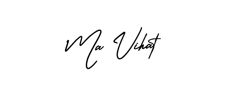 See photos of Ma Vihat official signature by Spectra . Check more albums & portfolios. Read reviews & check more about AmerikaSignatureDemo-Regular font. Ma Vihat signature style 3 images and pictures png