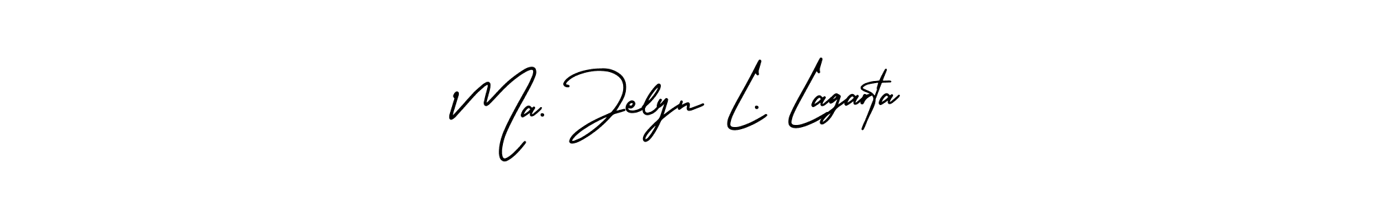 Check out images of Autograph of Ma. Jelyn L. Lagarta name. Actor Ma. Jelyn L. Lagarta Signature Style. AmerikaSignatureDemo-Regular is a professional sign style online. Ma. Jelyn L. Lagarta signature style 3 images and pictures png