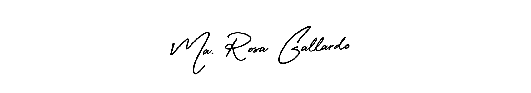 Best and Professional Signature Style for Ma. Rosa Gallardo. AmerikaSignatureDemo-Regular Best Signature Style Collection. Ma. Rosa Gallardo signature style 3 images and pictures png