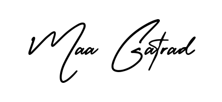 Stand out with a creative autograph for Maa Gatrad. The AmerikaSignatureDemo-Regular styling blends modern aesthetics with classic signature flourishes. Maa Gatrad signature style 3 images and pictures png