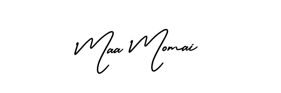 How to Draw Maa Momai signature style? AmerikaSignatureDemo-Regular is a latest design signature styles for name Maa Momai. Maa Momai signature style 3 images and pictures png