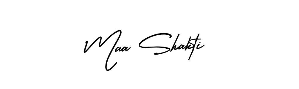 It looks lik you need a new signature style for name Maa Shakti. Design unique handwritten (AmerikaSignatureDemo-Regular) signature with our free signature maker in just a few clicks. Maa Shakti signature style 3 images and pictures png