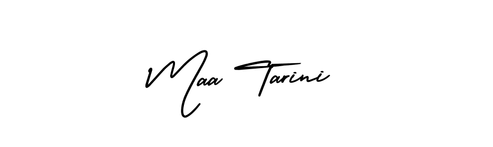 Design your own signature with our free online signature maker. With this signature software, you can create a handwritten (AmerikaSignatureDemo-Regular) signature for name Maa Tarini. Maa Tarini signature style 3 images and pictures png