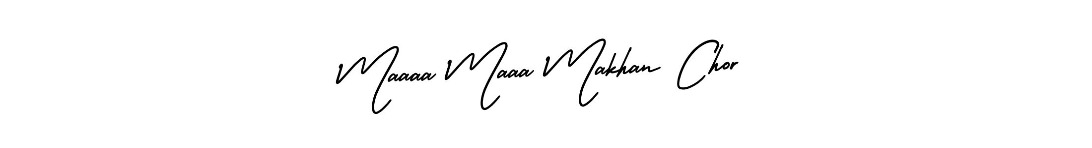 Similarly AmerikaSignatureDemo-Regular is the best handwritten signature design. Signature creator online .You can use it as an online autograph creator for name Maaaa Maaa Makhan Chor. Maaaa Maaa Makhan Chor signature style 3 images and pictures png