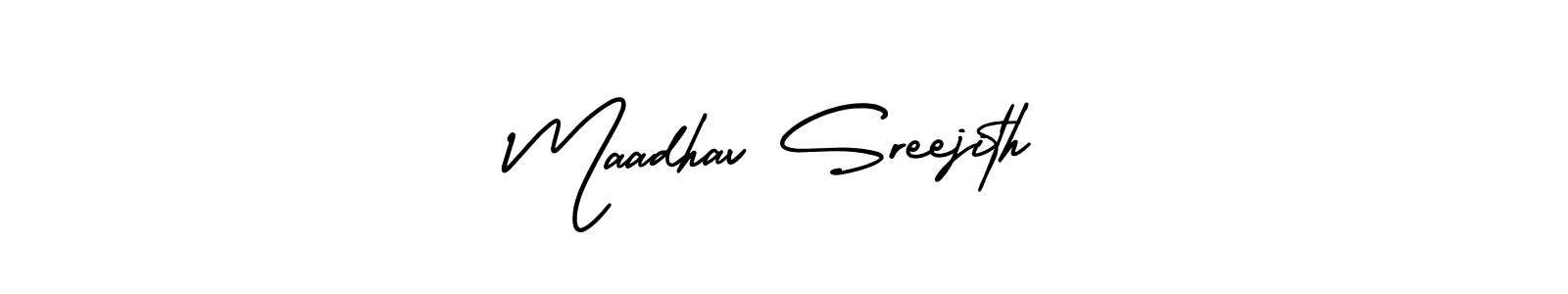 Here are the top 10 professional signature styles for the name Maadhav Sreejith. These are the best autograph styles you can use for your name. Maadhav Sreejith signature style 3 images and pictures png