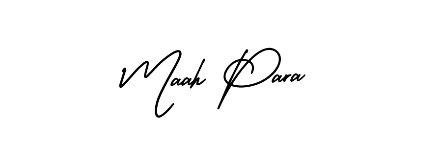 Also we have Maah Para name is the best signature style. Create professional handwritten signature collection using AmerikaSignatureDemo-Regular autograph style. Maah Para signature style 3 images and pictures png