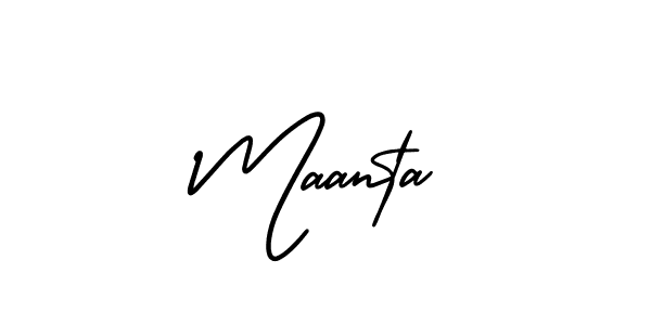 Best and Professional Signature Style for Maanta. AmerikaSignatureDemo-Regular Best Signature Style Collection. Maanta signature style 3 images and pictures png