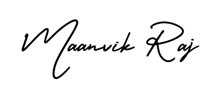 A dynamic signature style for Maanvik Raj using AmerikaSignatureDemo-Regular script. Designed to look authentic, handwritten, and professional. Maanvik Raj signature style 3 images and pictures png