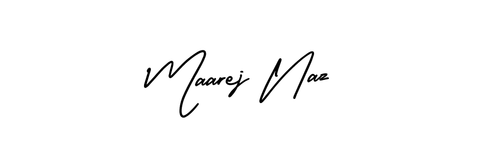 Make a short Maarej Naz signature style. Manage your documents anywhere anytime using AmerikaSignatureDemo-Regular. Create and add eSignatures, submit forms, share and send files easily. Maarej Naz signature style 3 images and pictures png