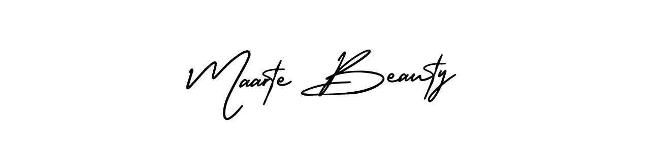 Also we have Maarte Beauty name is the best signature style. Create professional handwritten signature collection using AmerikaSignatureDemo-Regular autograph style. Maarte Beauty signature style 3 images and pictures png