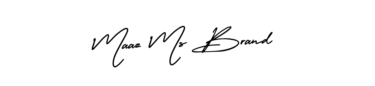 It looks lik you need a new signature style for name Maaz Ms Brand. Design unique handwritten (AmerikaSignatureDemo-Regular) signature with our free signature maker in just a few clicks. Maaz Ms Brand signature style 3 images and pictures png