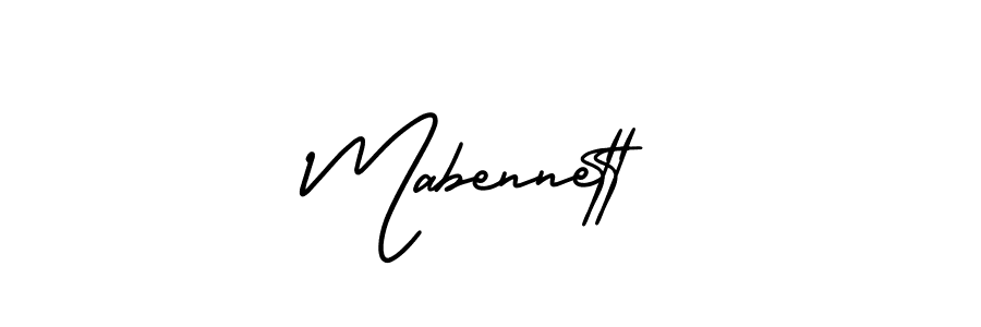 Also we have Mabennett name is the best signature style. Create professional handwritten signature collection using AmerikaSignatureDemo-Regular autograph style. Mabennett signature style 3 images and pictures png