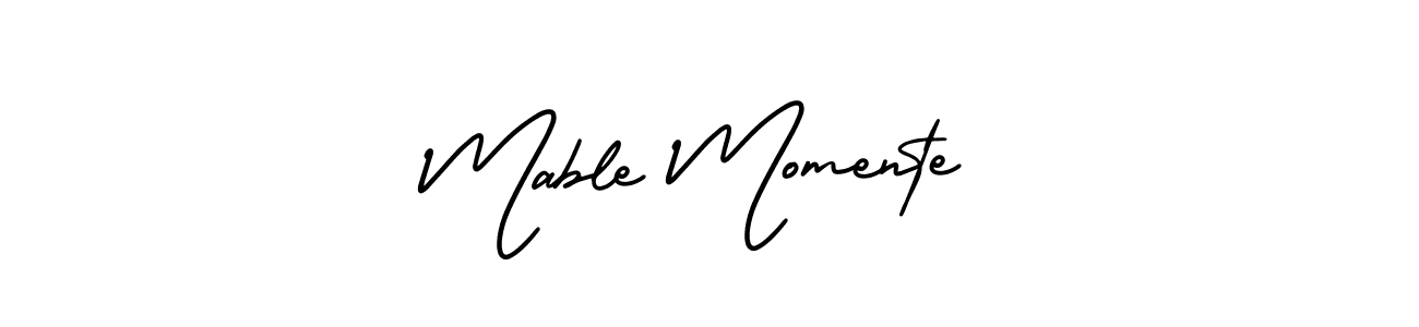 How to make Mable Momente signature? AmerikaSignatureDemo-Regular is a professional autograph style. Create handwritten signature for Mable Momente name. Mable Momente signature style 3 images and pictures png