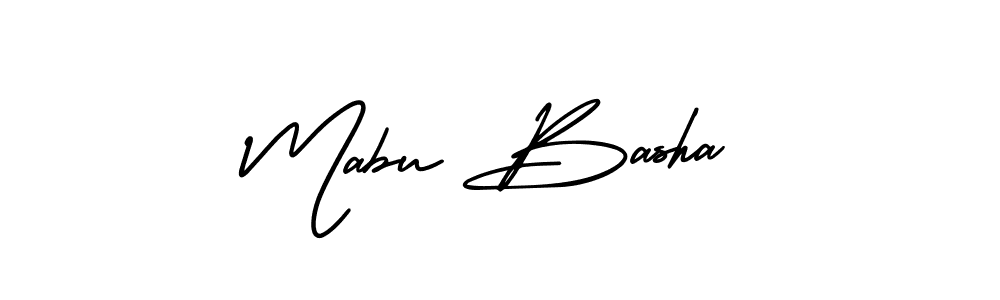 Also we have Mabu Basha name is the best signature style. Create professional handwritten signature collection using AmerikaSignatureDemo-Regular autograph style. Mabu Basha signature style 3 images and pictures png