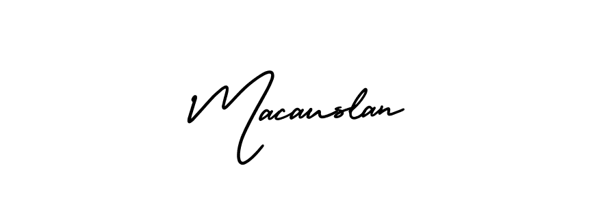 Make a beautiful signature design for name Macauslan. Use this online signature maker to create a handwritten signature for free. Macauslan signature style 3 images and pictures png