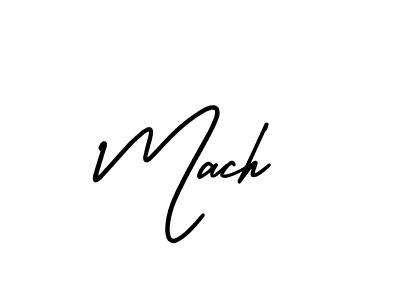 Make a beautiful signature design for name Mach. With this signature (AmerikaSignatureDemo-Regular) style, you can create a handwritten signature for free. Mach signature style 3 images and pictures png