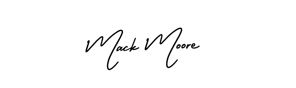 Mack Moore stylish signature style. Best Handwritten Sign (AmerikaSignatureDemo-Regular) for my name. Handwritten Signature Collection Ideas for my name Mack Moore. Mack Moore signature style 3 images and pictures png