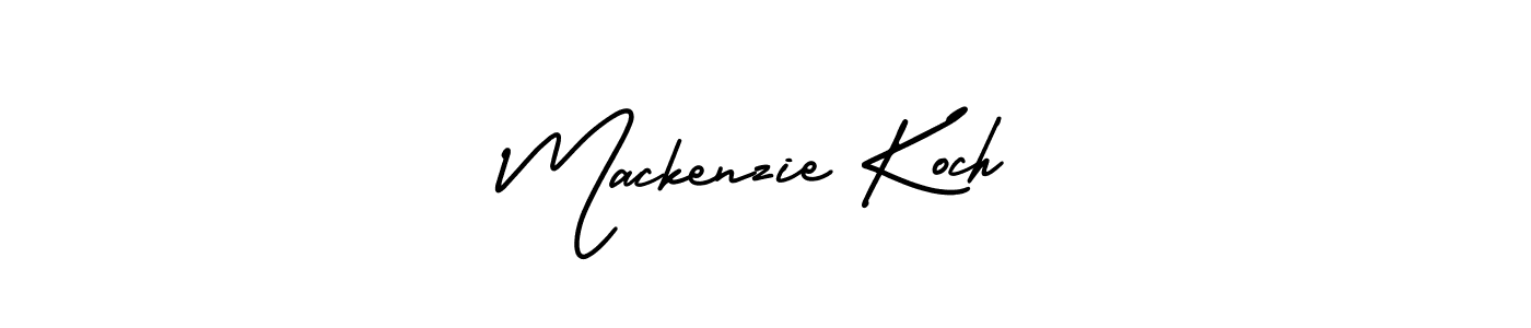 It looks lik you need a new signature style for name Mackenzie Koch. Design unique handwritten (AmerikaSignatureDemo-Regular) signature with our free signature maker in just a few clicks. Mackenzie Koch signature style 3 images and pictures png