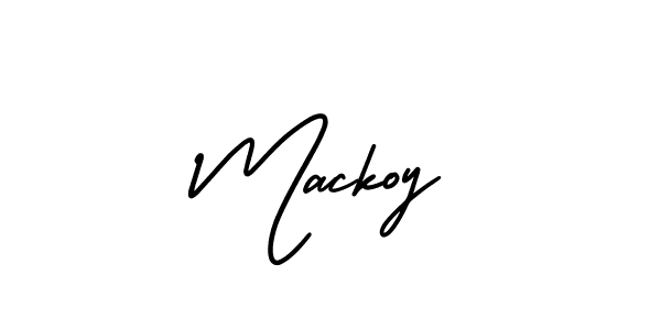 Mackoy stylish signature style. Best Handwritten Sign (AmerikaSignatureDemo-Regular) for my name. Handwritten Signature Collection Ideas for my name Mackoy. Mackoy signature style 3 images and pictures png