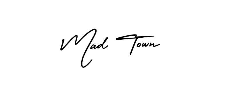 You should practise on your own different ways (AmerikaSignatureDemo-Regular) to write your name (Mad Town) in signature. don't let someone else do it for you. Mad Town signature style 3 images and pictures png