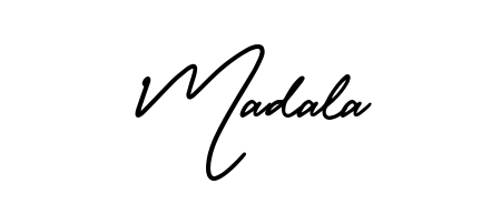 A stylish, flowing autograph style designed for name Madala using AmerikaSignatureDemo-Regular typography. Perfect for digital creative projects. Madala signature style 3 images and pictures png