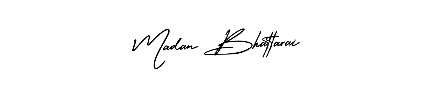 How to make Madan Bhattarai signature? AmerikaSignatureDemo-Regular is a professional autograph style. Create handwritten signature for Madan Bhattarai name. Madan Bhattarai signature style 3 images and pictures png