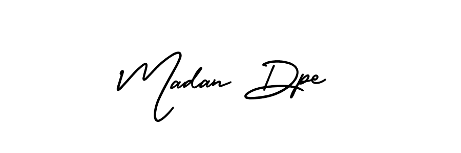 You can use this online signature creator to create a handwritten signature for the name Madan Dpe. This is the best online autograph maker. Madan Dpe signature style 3 images and pictures png