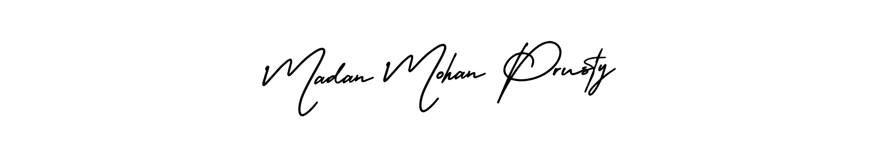 if you are searching for the best signature style for your name Madan Mohan Prusty. so please give up your signature search. here we have designed multiple signature styles  using AmerikaSignatureDemo-Regular. Madan Mohan Prusty signature style 3 images and pictures png