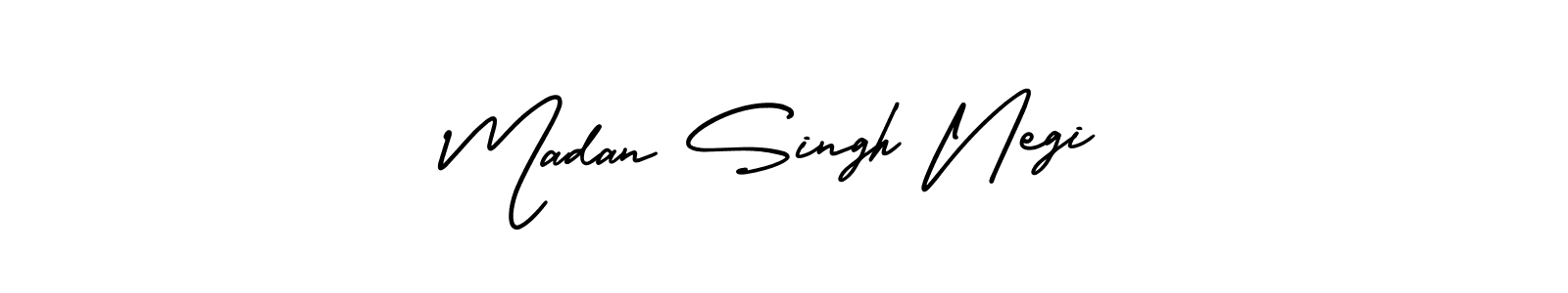 Make a beautiful signature design for name Madan Singh Negi. Use this online signature maker to create a handwritten signature for free. Madan Singh Negi signature style 3 images and pictures png