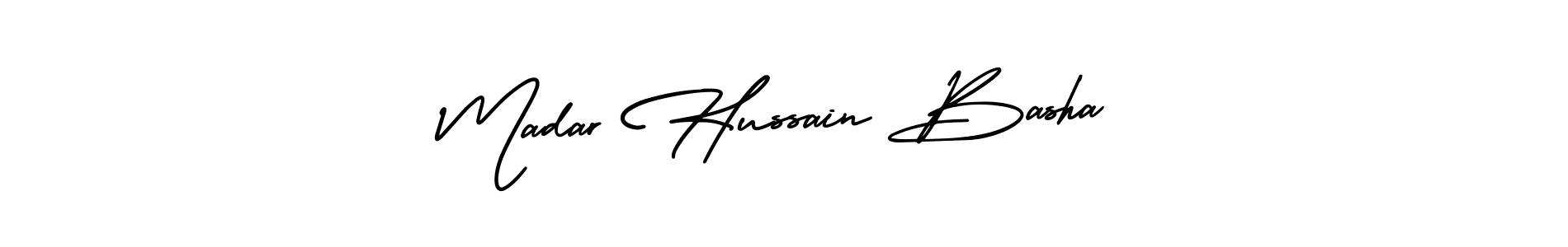 How to make Madar Hussain Basha signature? AmerikaSignatureDemo-Regular is a professional autograph style. Create handwritten signature for Madar Hussain Basha name. Madar Hussain Basha signature style 3 images and pictures png