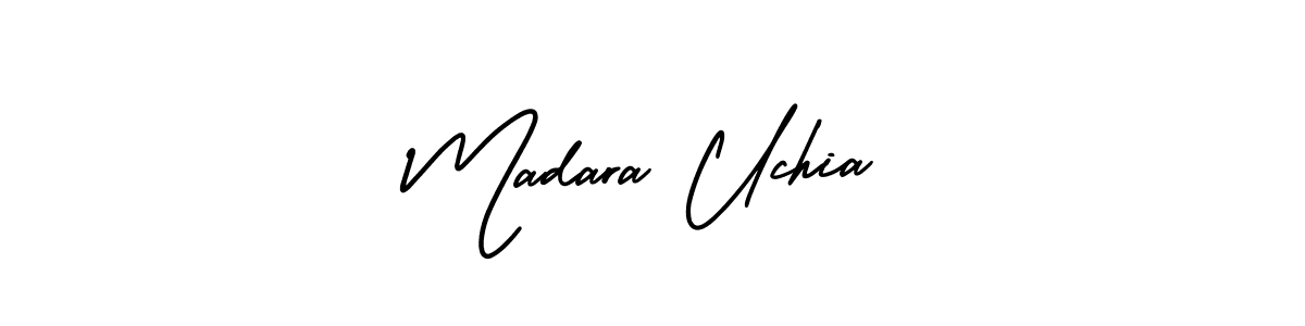 Madara Uchia stylish signature style. Best Handwritten Sign (AmerikaSignatureDemo-Regular) for my name. Handwritten Signature Collection Ideas for my name Madara Uchia. Madara Uchia signature style 3 images and pictures png