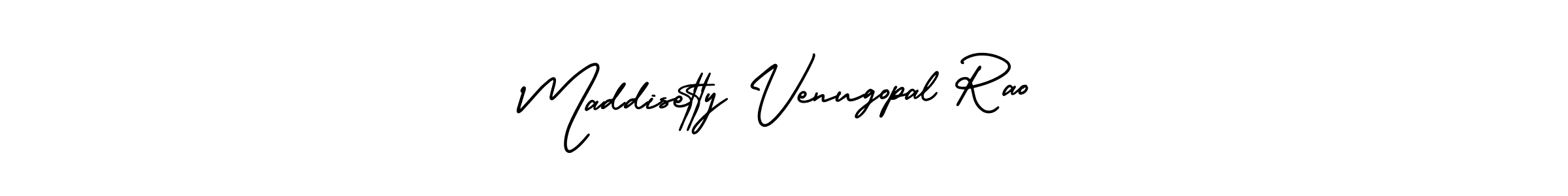 Design your own signature with our free online signature maker. With this signature software, you can create a handwritten (AmerikaSignatureDemo-Regular) signature for name Maddisetty Venugopal Rao. Maddisetty Venugopal Rao signature style 3 images and pictures png