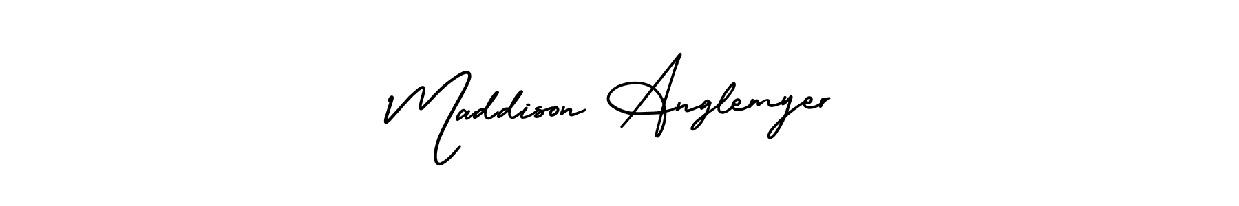 How to make Maddison Anglemyer signature? AmerikaSignatureDemo-Regular is a professional autograph style. Create handwritten signature for Maddison Anglemyer name. Maddison Anglemyer signature style 3 images and pictures png