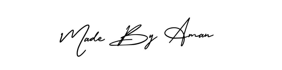 Check out images of Autograph of Made By Aman name. Actor Made By Aman Signature Style. AmerikaSignatureDemo-Regular is a professional sign style online. Made By Aman signature style 3 images and pictures png