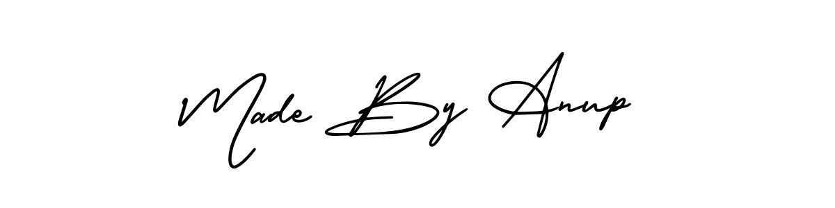 It looks lik you need a new signature style for name Made By Anup. Design unique handwritten (AmerikaSignatureDemo-Regular) signature with our free signature maker in just a few clicks. Made By Anup signature style 3 images and pictures png