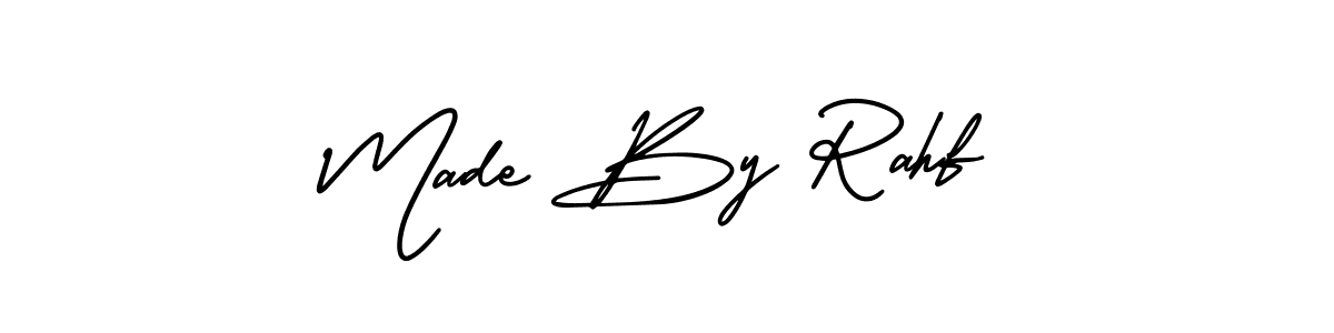if you are searching for the best signature style for your name Made By Rahf. so please give up your signature search. here we have designed multiple signature styles  using AmerikaSignatureDemo-Regular. Made By Rahf signature style 3 images and pictures png