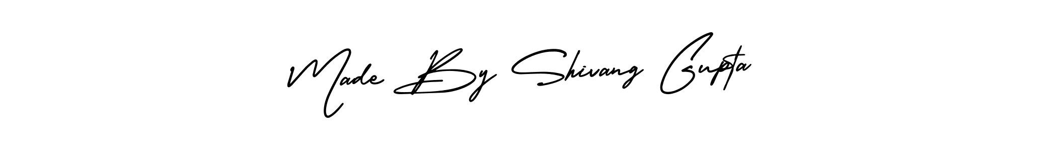 Similarly AmerikaSignatureDemo-Regular is the best handwritten signature design. Signature creator online .You can use it as an online autograph creator for name Made By Shivang Gupta. Made By Shivang Gupta signature style 3 images and pictures png