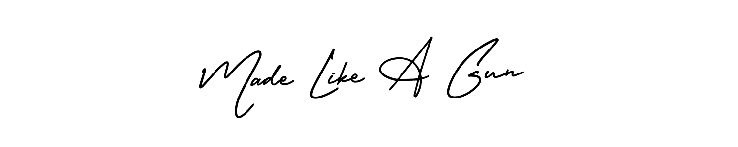 Best and Professional Signature Style for Made Like A Gun. AmerikaSignatureDemo-Regular Best Signature Style Collection. Made Like A Gun signature style 3 images and pictures png