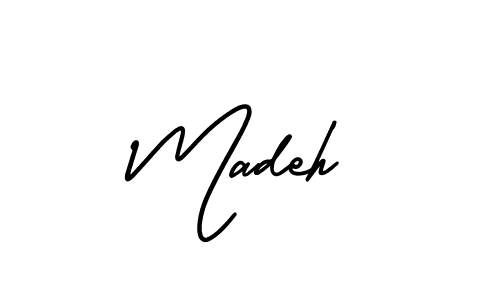 Best and Professional Signature Style for Madeh. AmerikaSignatureDemo-Regular Best Signature Style Collection. Madeh signature style 3 images and pictures png