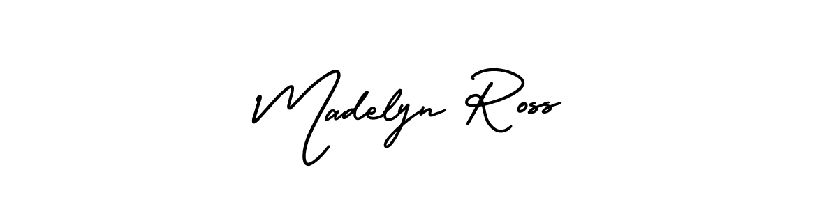 Also You can easily find your signature by using the search form. We will create Madelyn Ross name handwritten signature images for you free of cost using AmerikaSignatureDemo-Regular sign style. Madelyn Ross signature style 3 images and pictures png