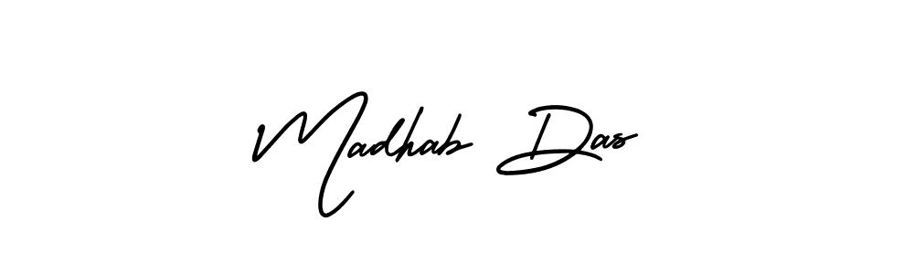 This is the best signature style for the Madhab Das name. Also you like these signature font (AmerikaSignatureDemo-Regular). Mix name signature. Madhab Das signature style 3 images and pictures png