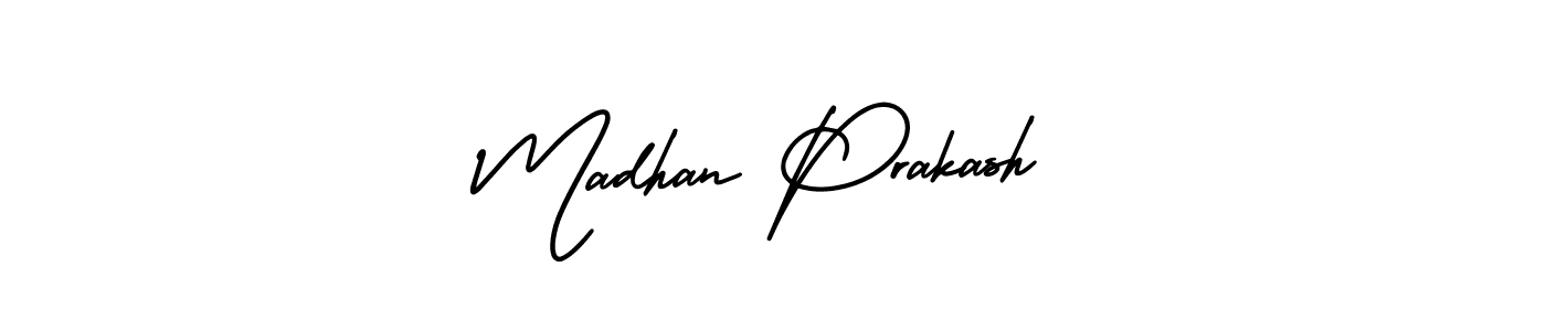 Also we have Madhan Prakash name is the best signature style. Create professional handwritten signature collection using AmerikaSignatureDemo-Regular autograph style. Madhan Prakash signature style 3 images and pictures png