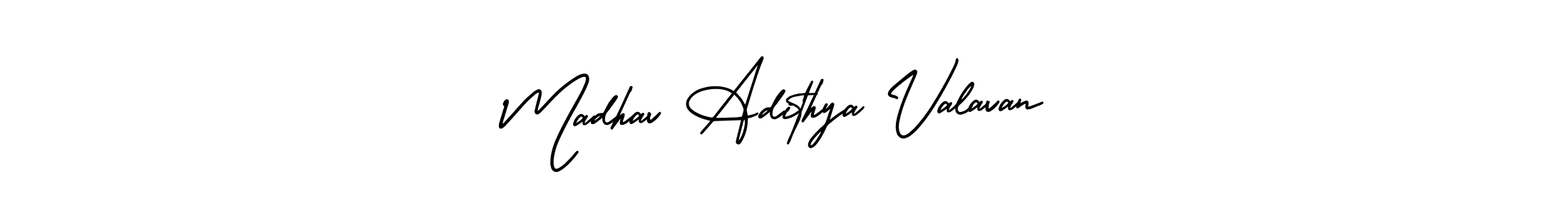 How to Draw Madhav Adithya Valavan signature style? AmerikaSignatureDemo-Regular is a latest design signature styles for name Madhav Adithya Valavan. Madhav Adithya Valavan signature style 3 images and pictures png
