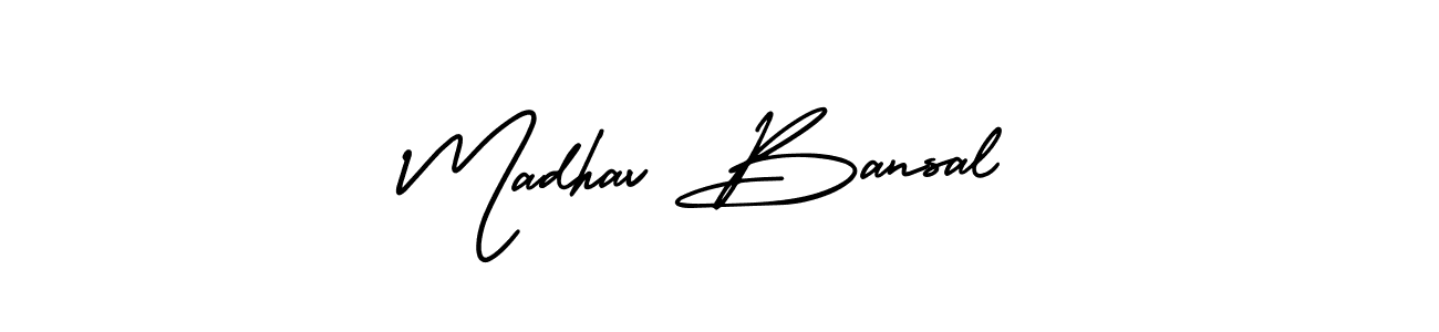 Make a short Madhav Bansal signature style. Manage your documents anywhere anytime using AmerikaSignatureDemo-Regular. Create and add eSignatures, submit forms, share and send files easily. Madhav Bansal signature style 3 images and pictures png