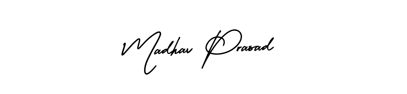 Design your own signature with our free online signature maker. With this signature software, you can create a handwritten (AmerikaSignatureDemo-Regular) signature for name Madhav Prasad. Madhav Prasad signature style 3 images and pictures png