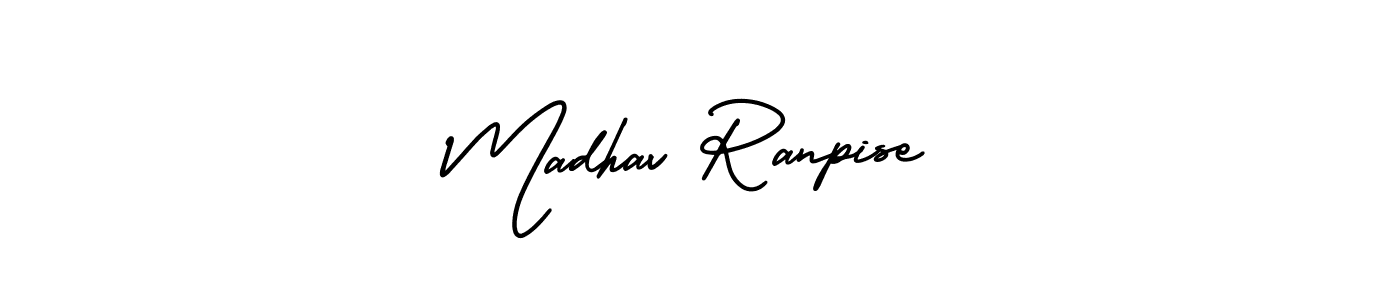 Also we have Madhav Ranpise name is the best signature style. Create professional handwritten signature collection using AmerikaSignatureDemo-Regular autograph style. Madhav Ranpise signature style 3 images and pictures png