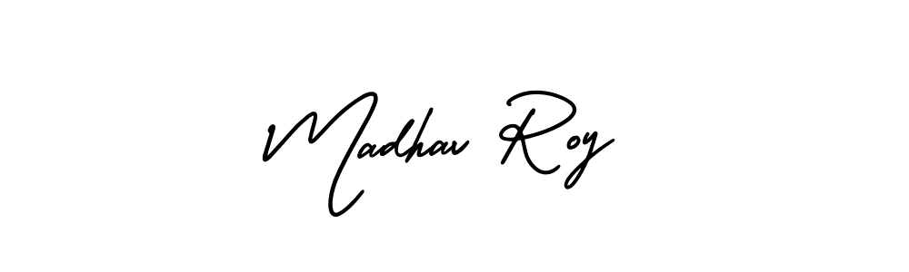 Design your own signature with our free online signature maker. With this signature software, you can create a handwritten (AmerikaSignatureDemo-Regular) signature for name Madhav Roy. Madhav Roy signature style 3 images and pictures png