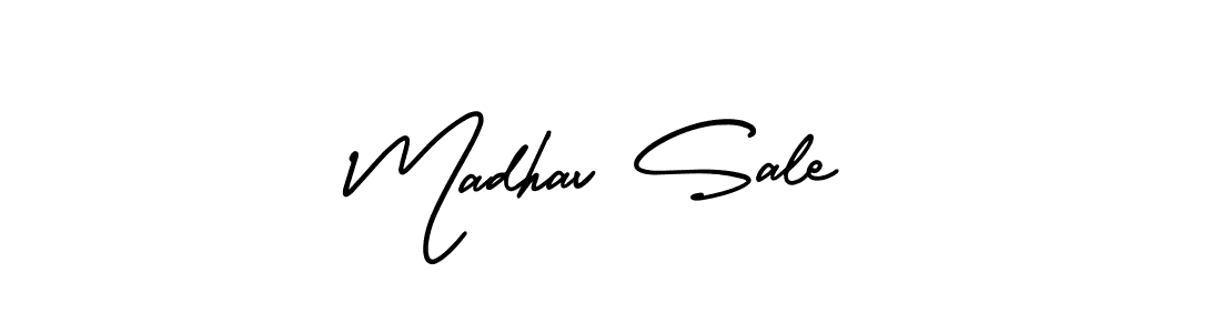 Check out images of Autograph of Madhav Sale name. Actor Madhav Sale Signature Style. AmerikaSignatureDemo-Regular is a professional sign style online. Madhav Sale signature style 3 images and pictures png