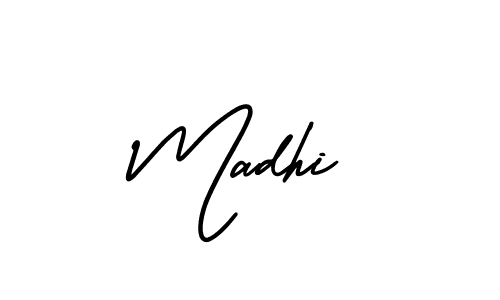 How to make Madhi signature? AmerikaSignatureDemo-Regular is a professional autograph style. Create handwritten signature for Madhi name. Madhi signature style 3 images and pictures png