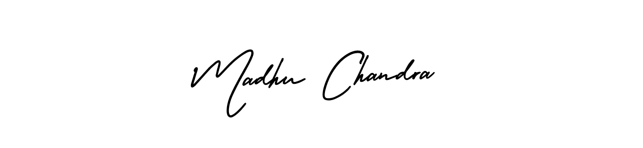 How to Draw Madhu Chandra signature style? AmerikaSignatureDemo-Regular is a latest design signature styles for name Madhu Chandra. Madhu Chandra signature style 3 images and pictures png